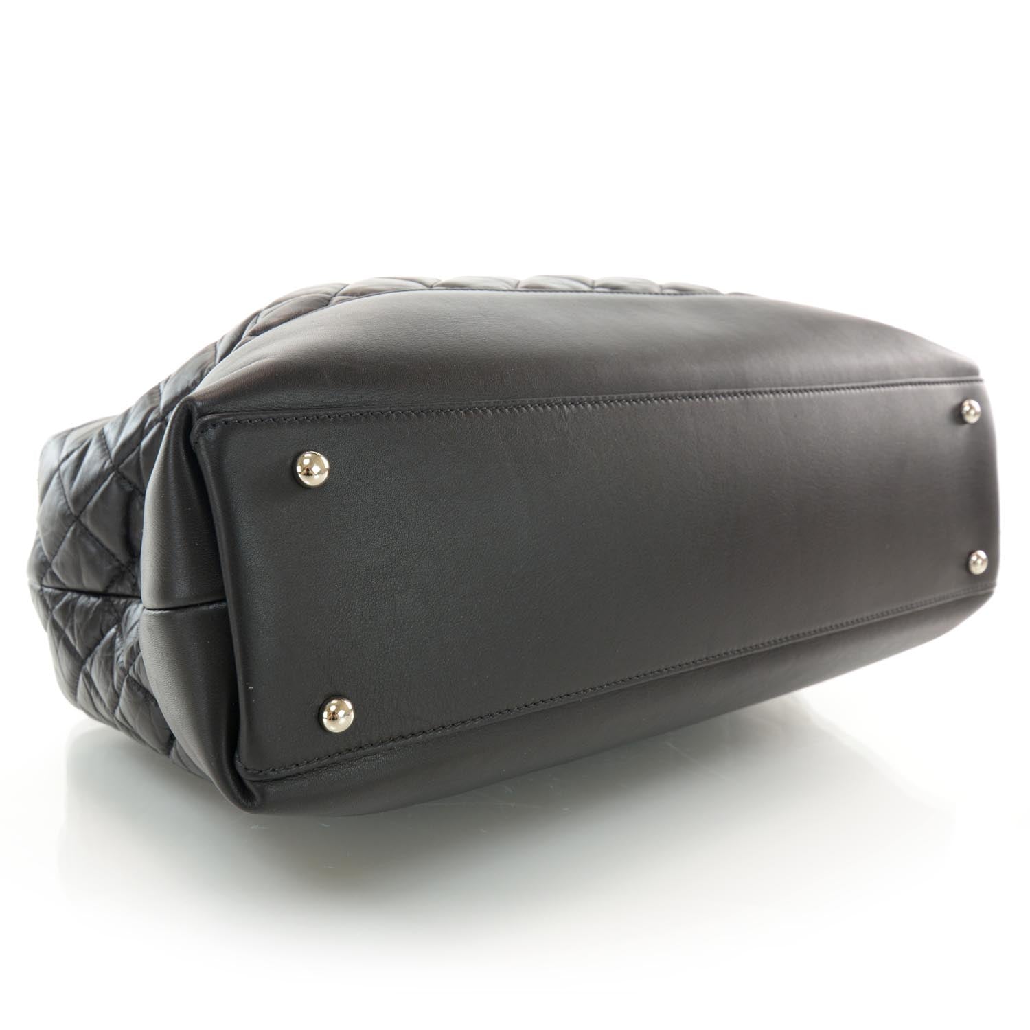 Chanel Calfskin Be CC Tote Black 4 of 11