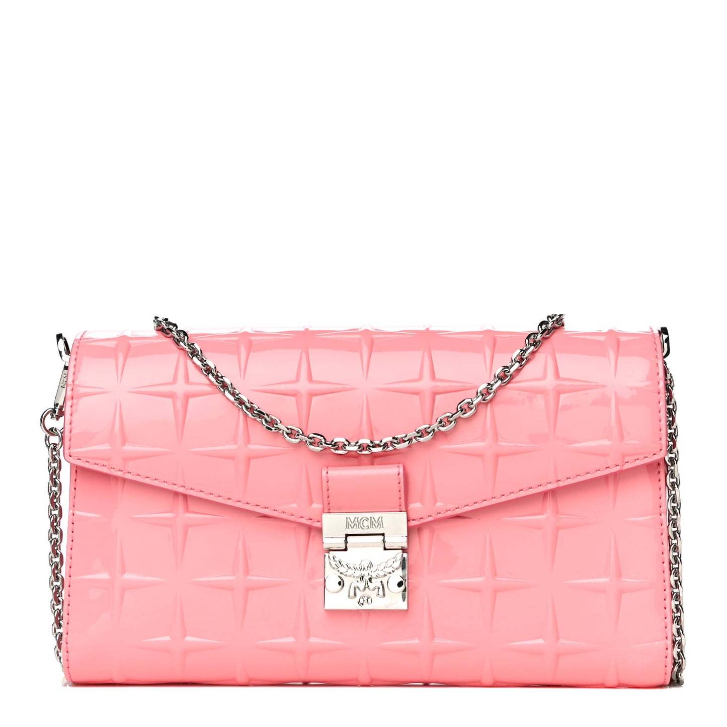 Diamond Patent Medium Millie Crossbody Bag Teaberry