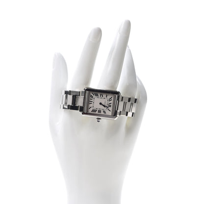 Cartier Stainless Steel 24mm Tank Solo Quartz Watch 2 of 7