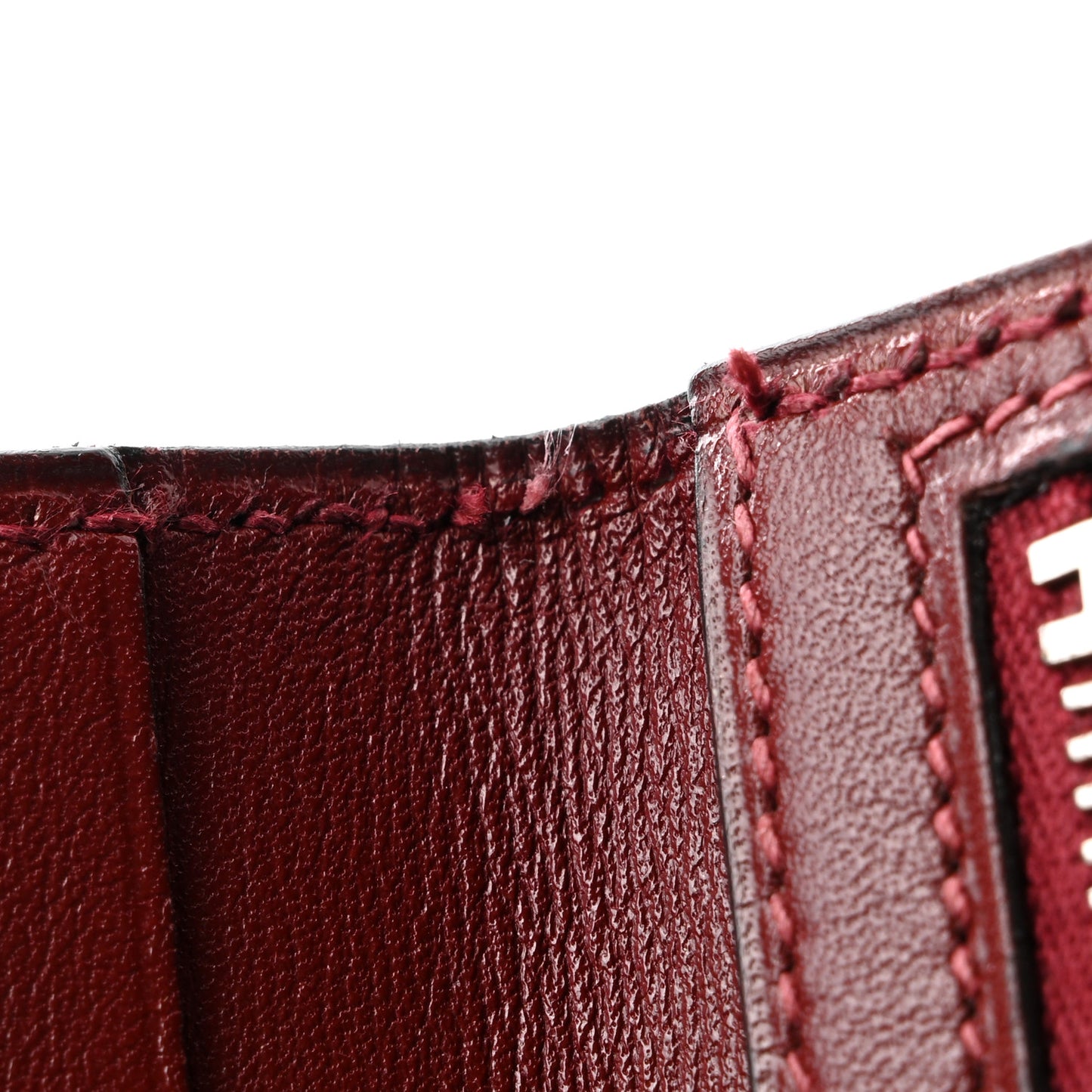 Box Bearn Gusset Wallet Rouge H