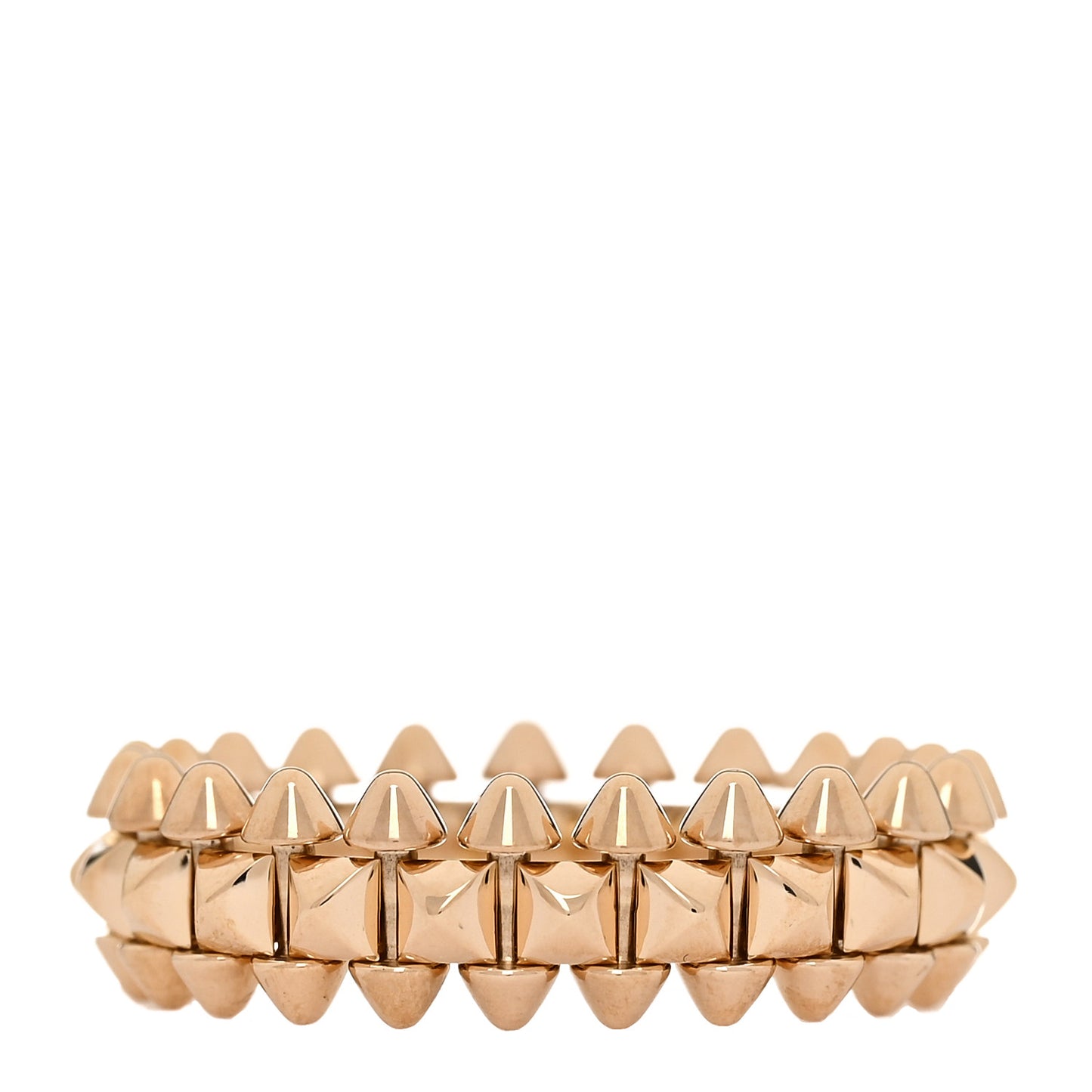 18K Pink Gold SM Clash De Cartier Ring 55 7.25