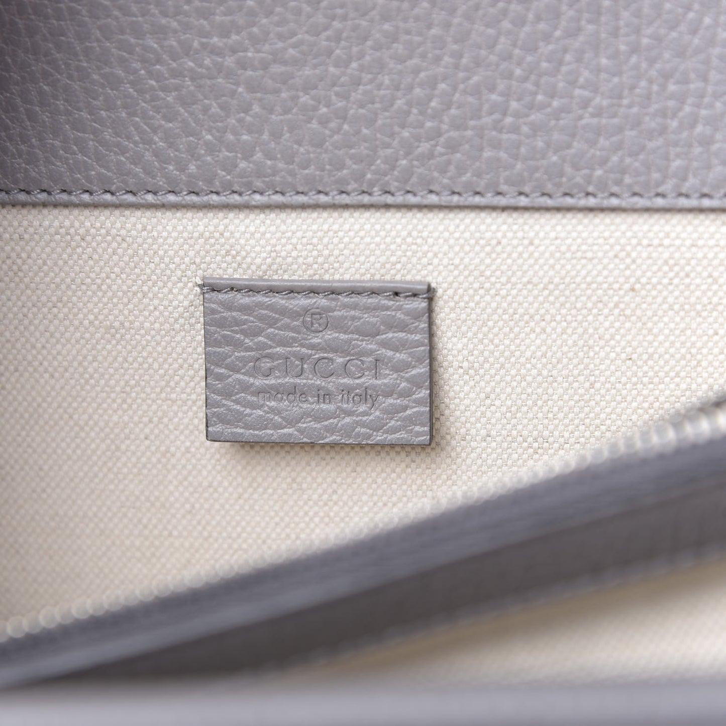 Pebbled Calfskin Small Dionysus Shoulder Bag Dusty Grey