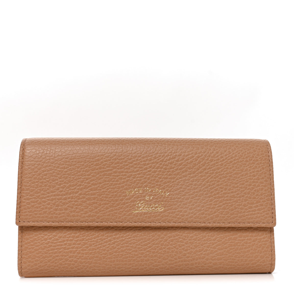Dollar Calfskin Bi-Color Swing Continental Wallet Camelia Mineral Blue