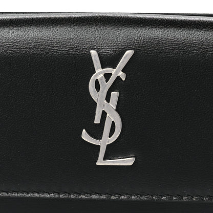 Saint Laurent Ultra Soft Calfskin Coin Wallet Black 9 of 13