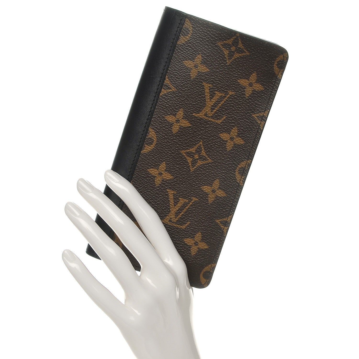Louis Vuitton Monogram Macassar Tanon Wallet 2 of 8