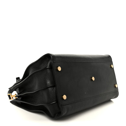 Saint Laurent Grained Calfskin Small Supple Sac De Jour Black 4 of 13