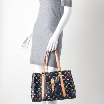 Louis Vuitton Monogram Multicolor Aurelia MM Black 2 of 8