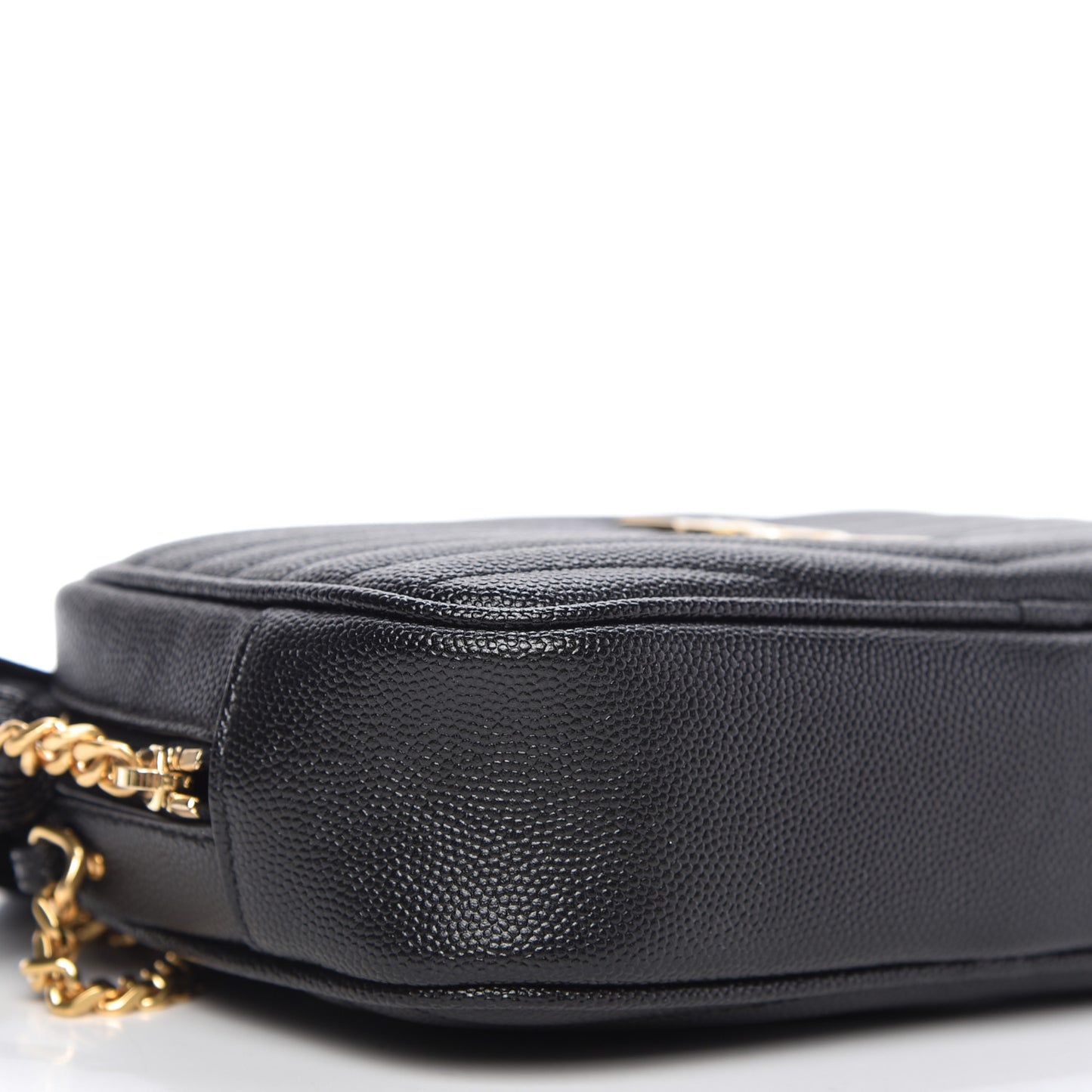 Grain De Poudre Matelasse Monogram Mini Lou Camera Bag Black