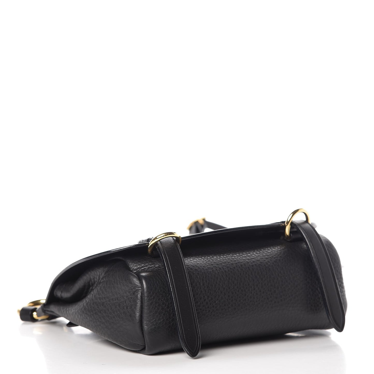 Calfskin Baby Bridle Saddle Bag Black