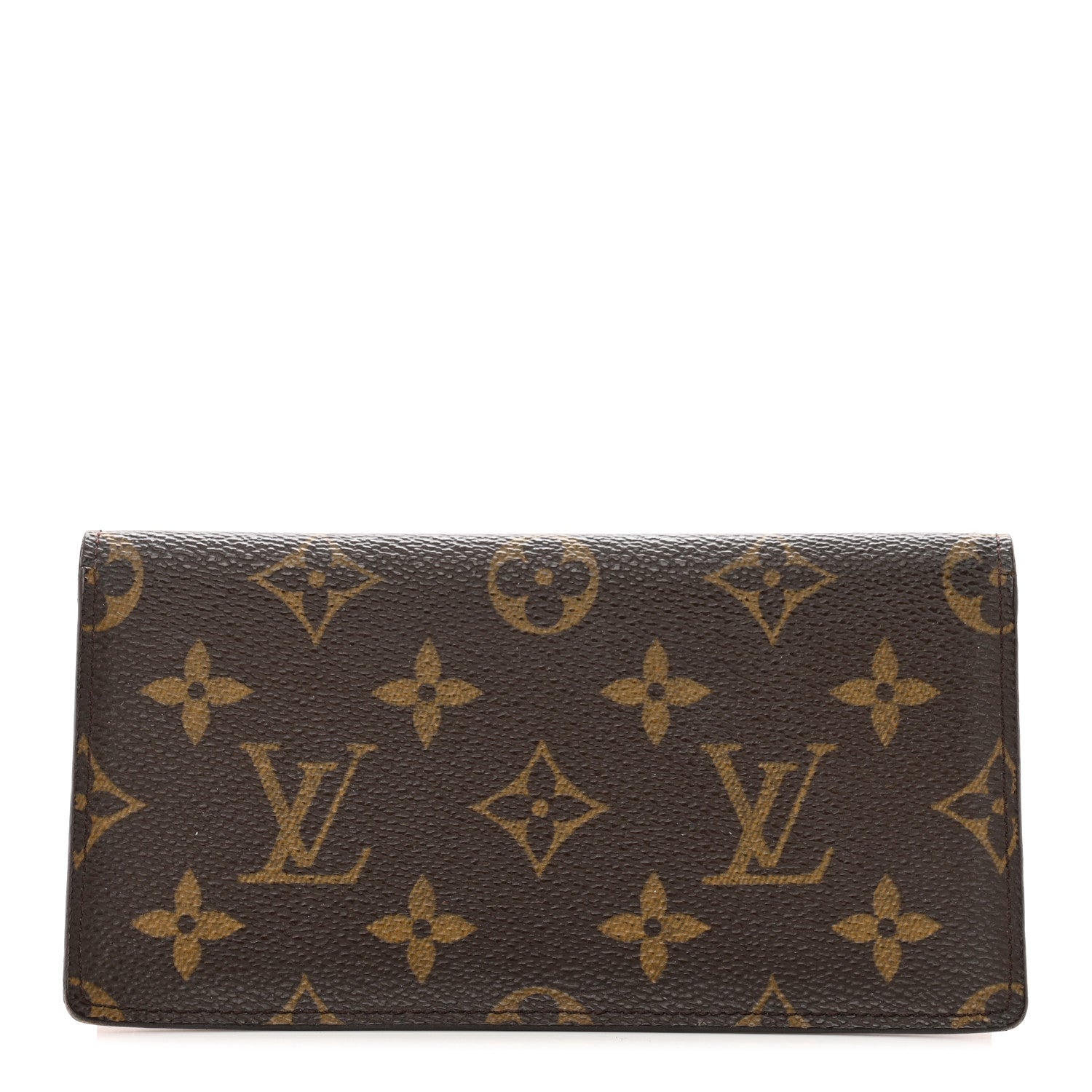 Louis Vuitton Monogram Simple Checkbook Holder Wallet 1 of 8