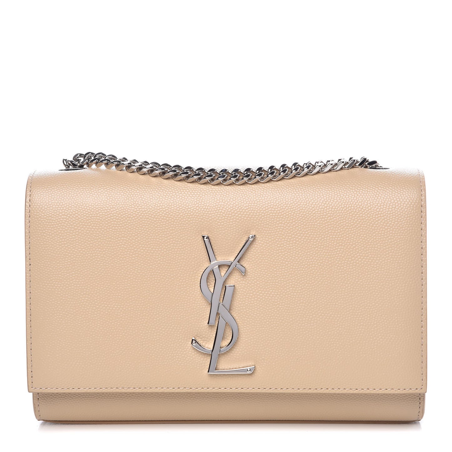 Grain De Poudre Small Monogram Kate Satchel Nude Powder
