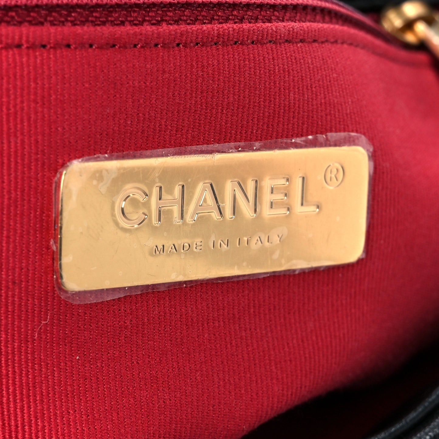 Goatskin Quilted Medium Chanel 19 Flap Black