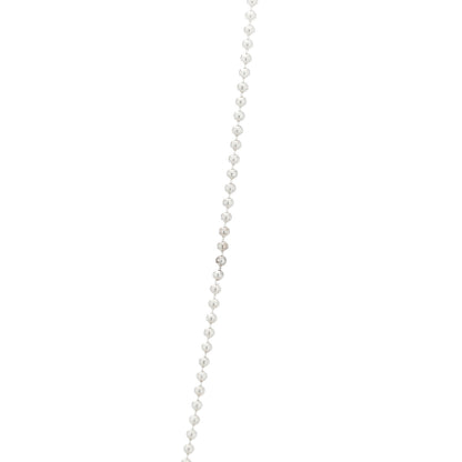Tiffany Sterling Silver 1.2mm Bead Chain Necklace 18" 5 of 9