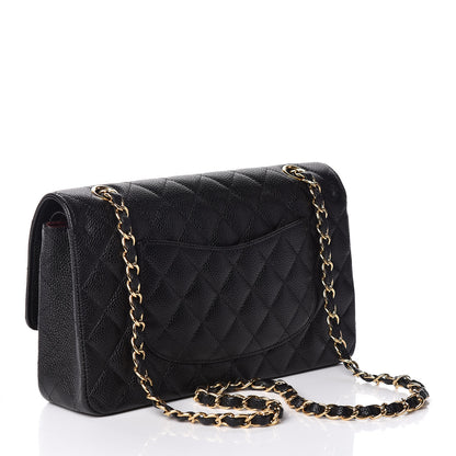 Chanel Caviar Quilted Medium Double Flap Black 3 of 9