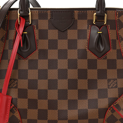 Louis Vuitton Damier Ebene Caissa Tote PM Cherry 8 of 10