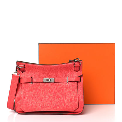 Hermes Taurillon Clemence Jypsiere 28 Rose Jaipur 3 of 10