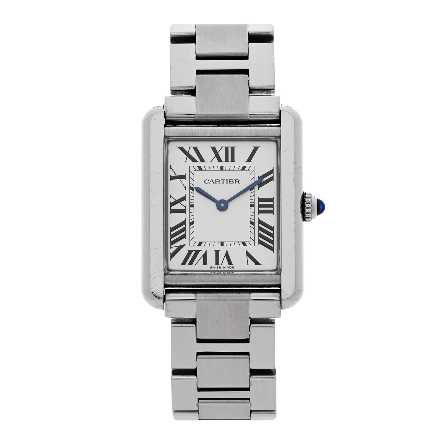 Cartier Stainless Steel 24mm Tank Solo Quartz Watch 1 of 5