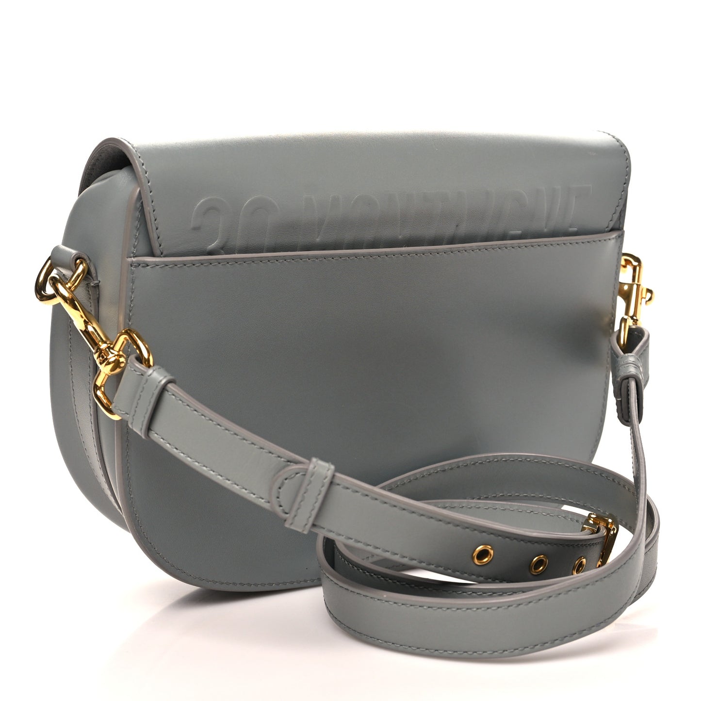 Box Calfskin Medium Bobby Flap Gray