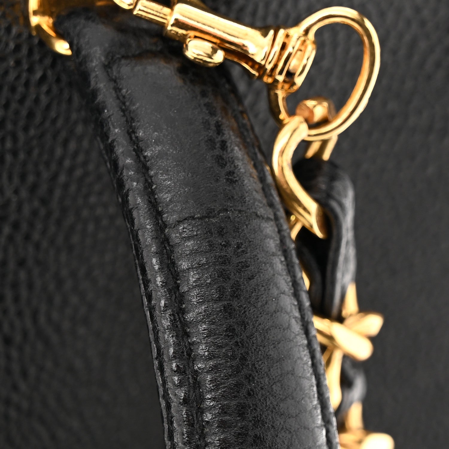 Chanel Caviar Vanity Train Case Black 13 of 14