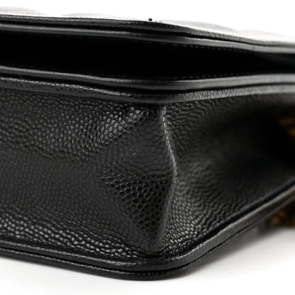 Chanel Caviar Quilted Boy Wallet On Chain WOC Black 11 of 11