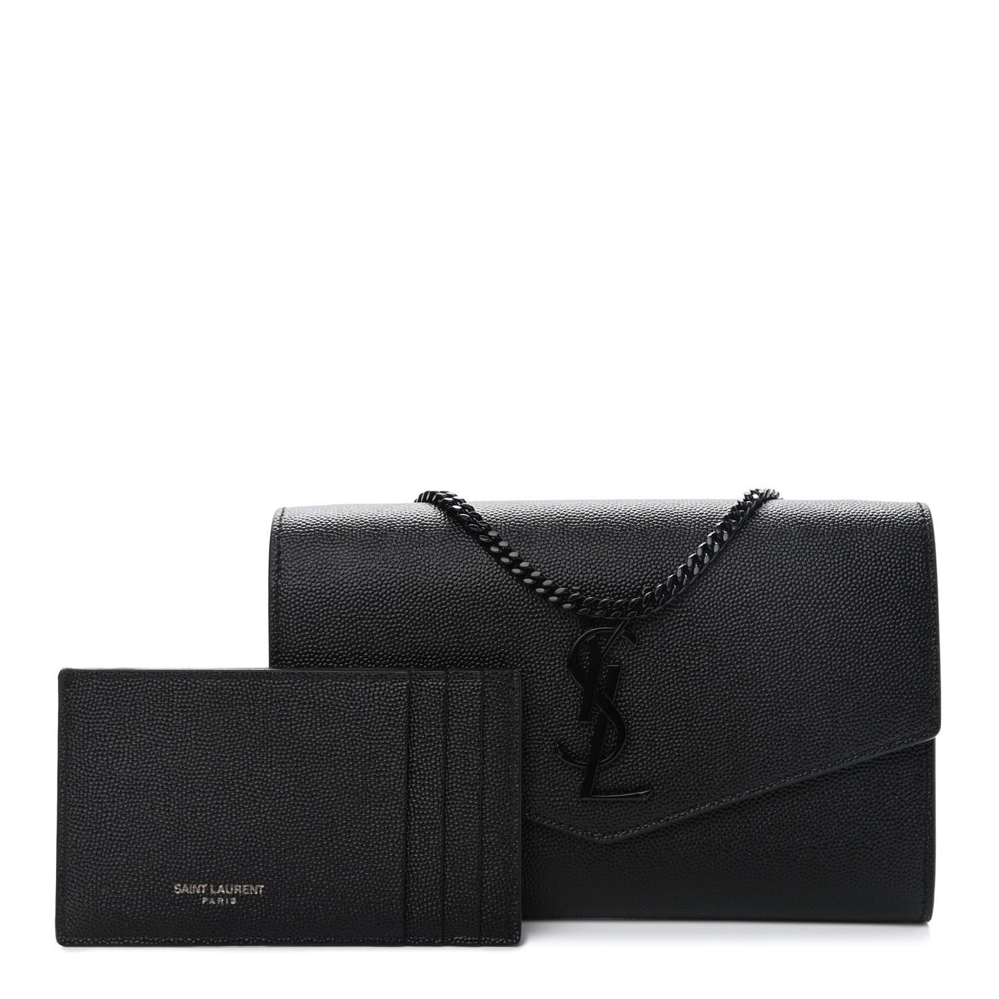 Grain De Poudre Uptown Chain Wallet Black