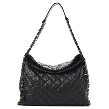 Chanel Calfskin Quilted Large Chain Me Hobo Black 1 of 8