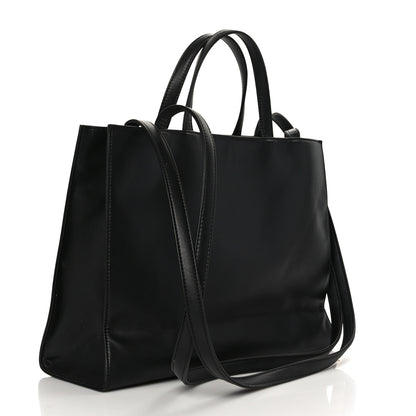 Telfar Vegan Leather Medium Shopping Bag Black 3 of 8
