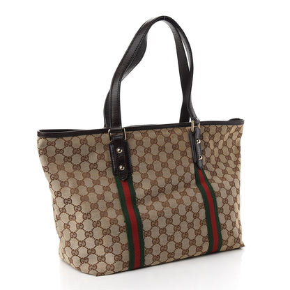 Gucci Monogram Large Jolicoeur Tote Brown 3 of 11