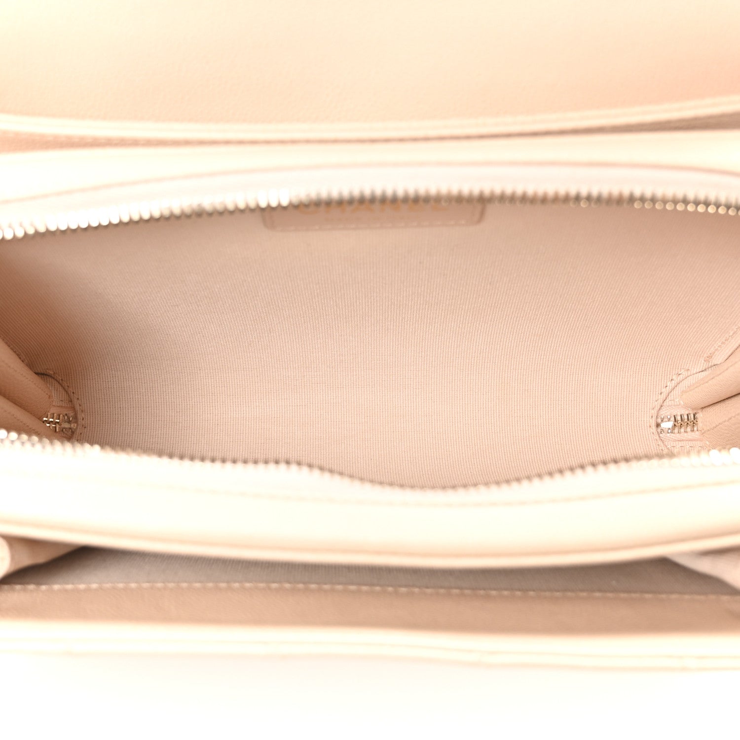 Chanel Caviar Quilted Large Like A Wallet Flap Light Beige 8 of 19