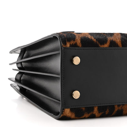 Saint Laurent Pony Effect Calfskin Leopard Print Baby Supple Sac De Jour 8 of 9