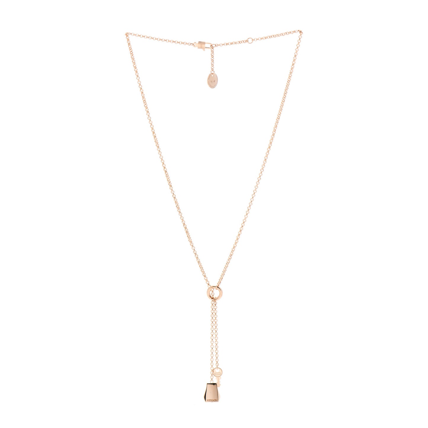 18K Rose Gold PM Kelly Clochette Necklace