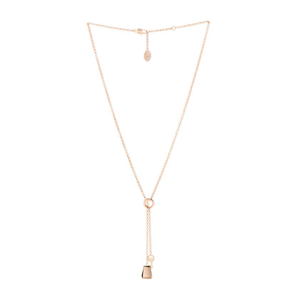 Hermes 18K Rose Gold PM Kelly Clochette Necklace 3 of 5