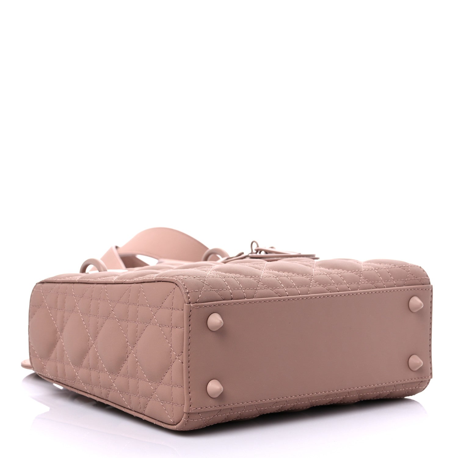 Christian Dior Ultra Matte Calfskin Cannage Small My ABCDior Lady Dior Beige 4 of 7