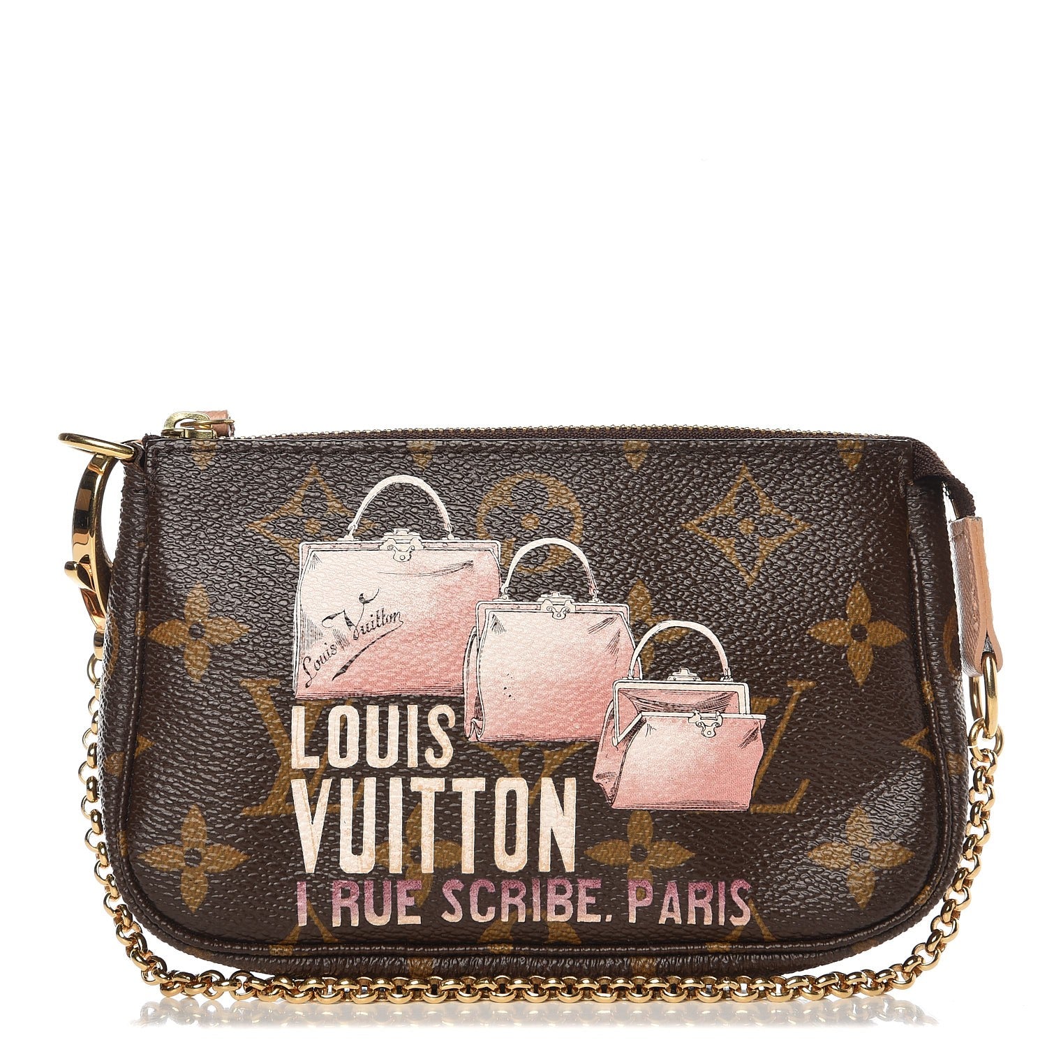 Louis Vuitton Monogram Affiche Mini Pochette Accessories 1 of 8
