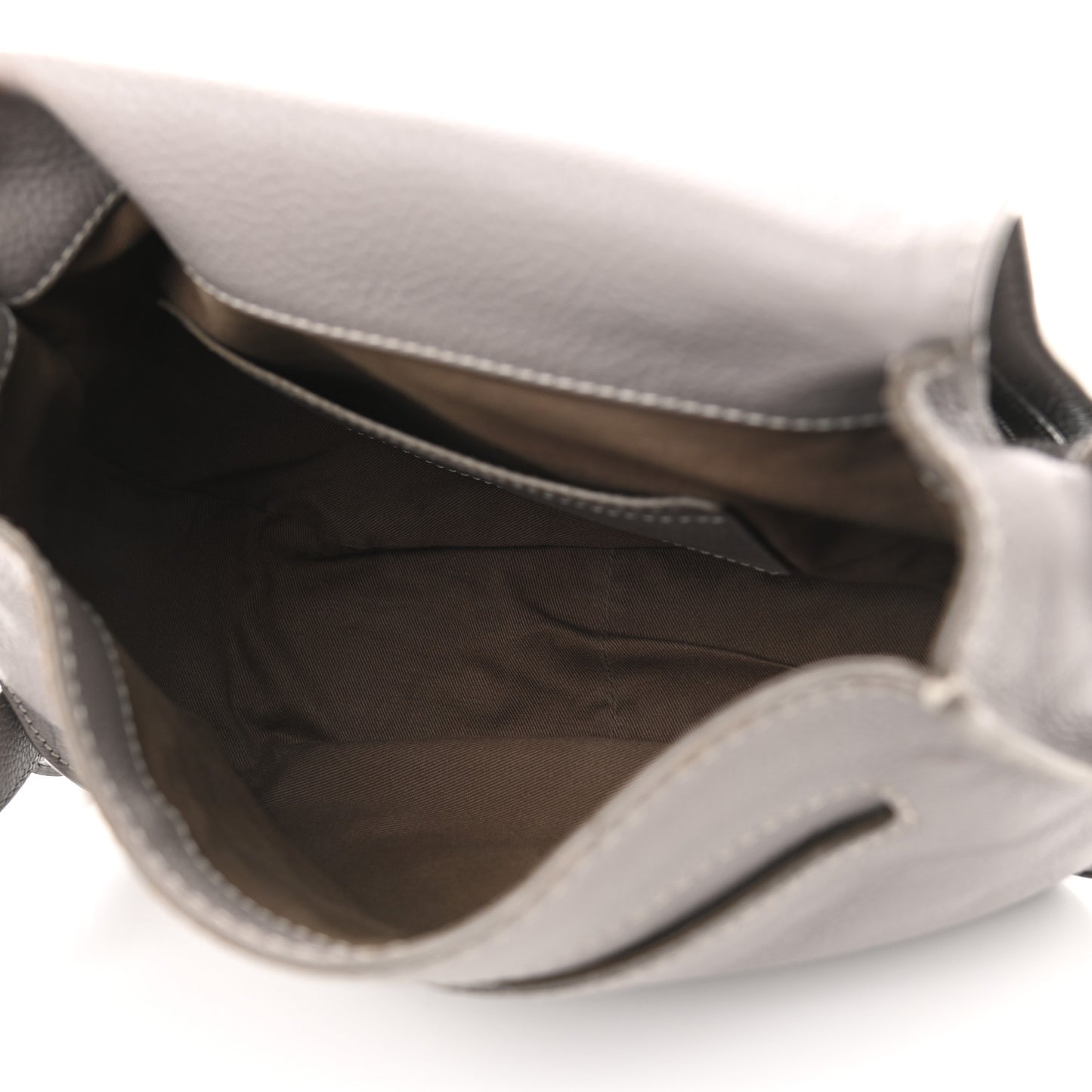 Calfskin Medium Marcie Round Crossbody Bag Cashmere Grey