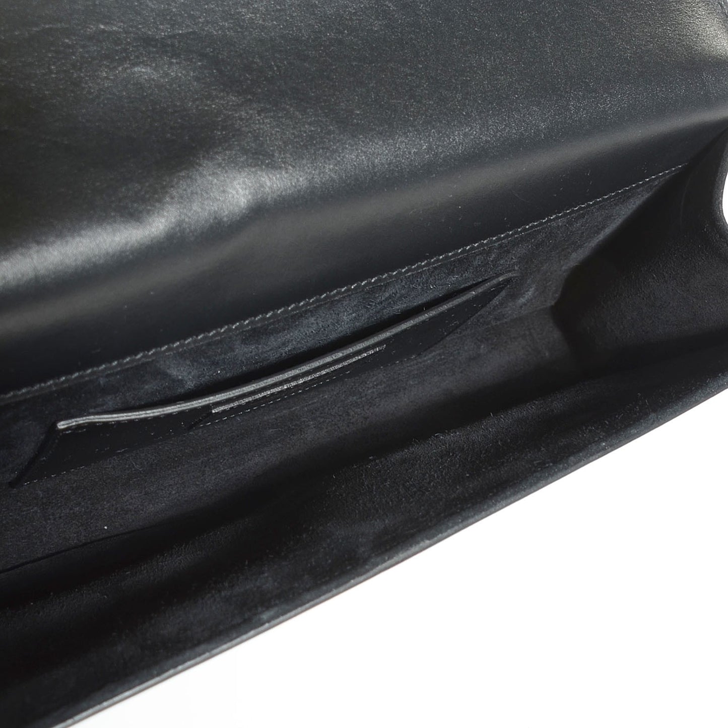 Calfskin Classic Monogram Tassel Clutch Black