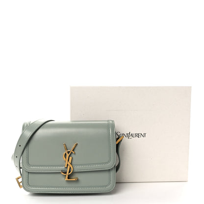 Saint Laurent Smooth Calfskin Small Solferino Satchel Acqua 11 of 11
