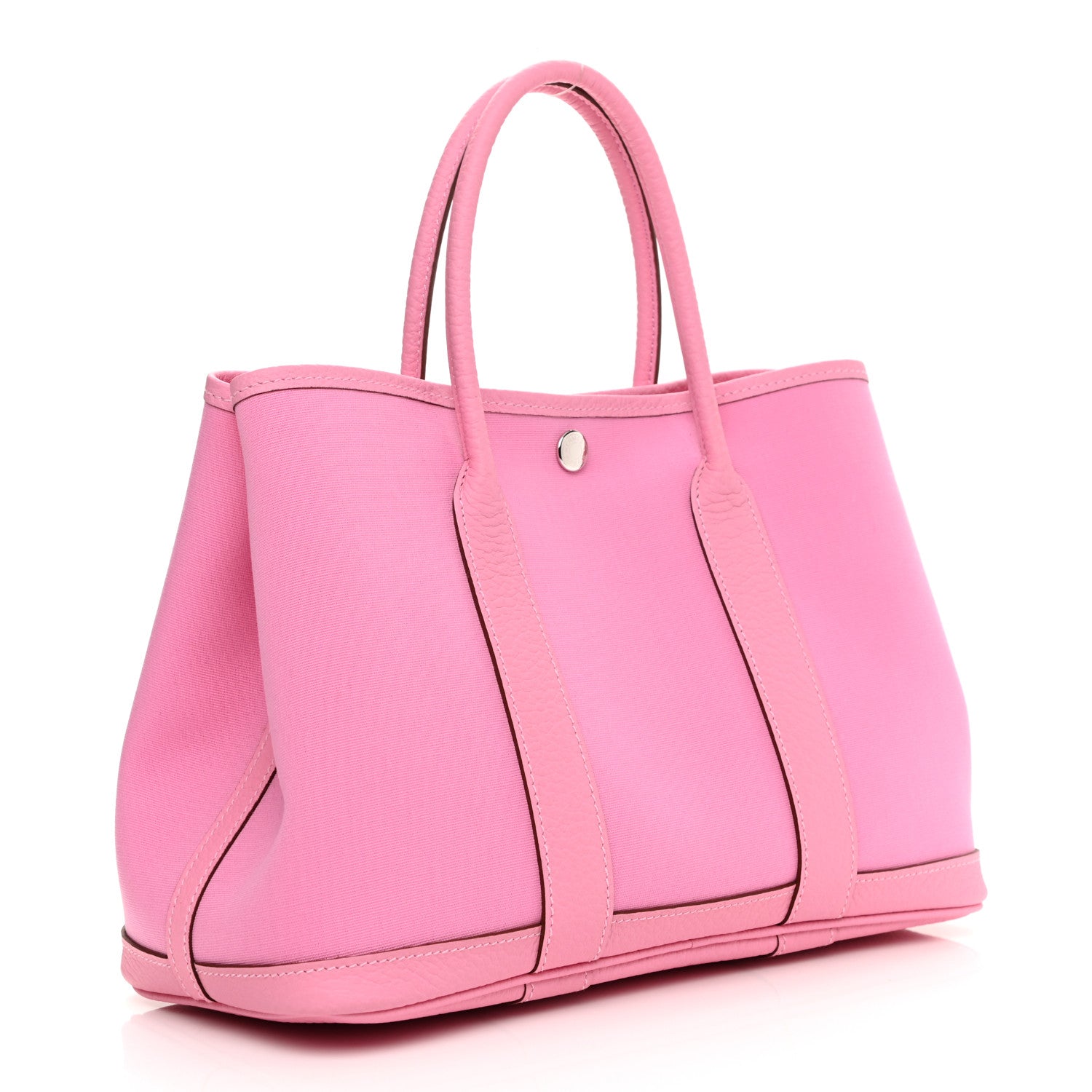 Hermes Toile Officier Vache Country Garden Party 30 TPM Pink 3 of 11
