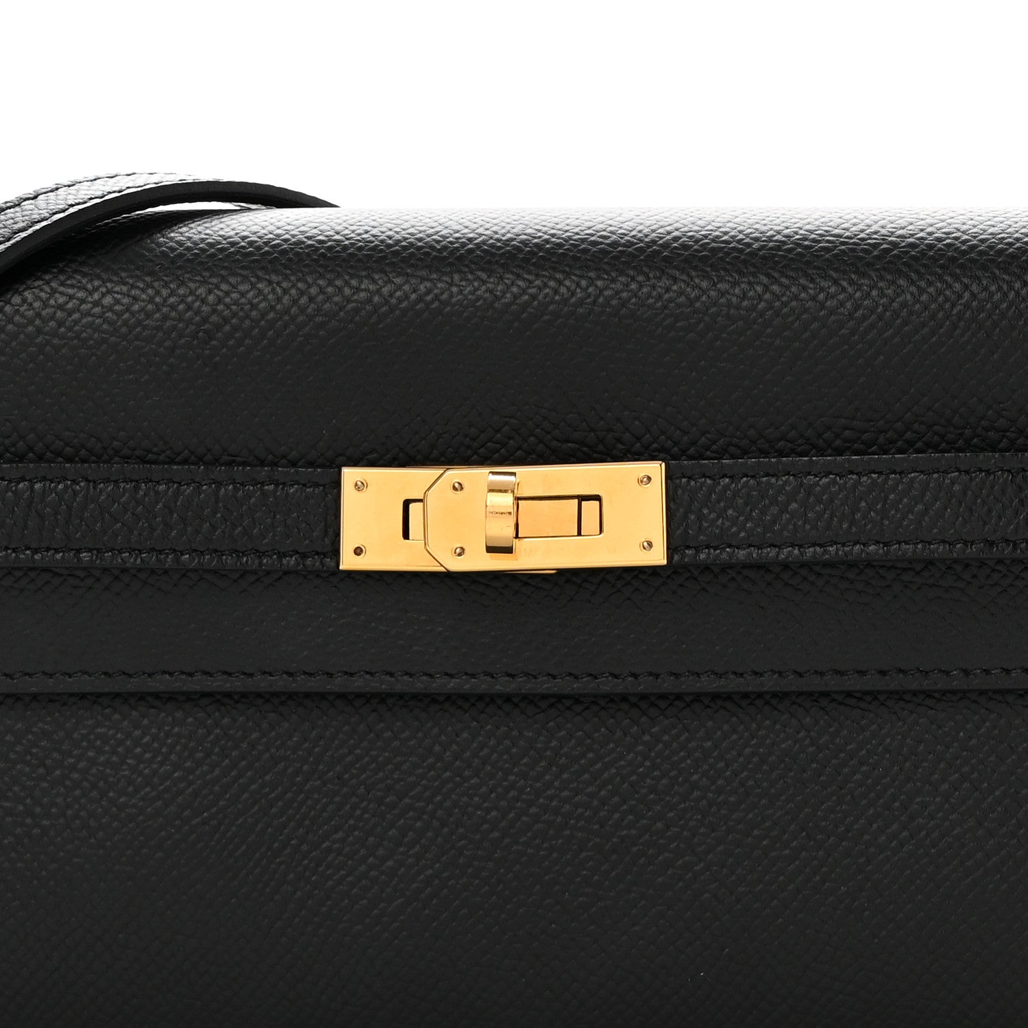 Hermes Epsom Kelly Wallet To Go Black 8 of 14