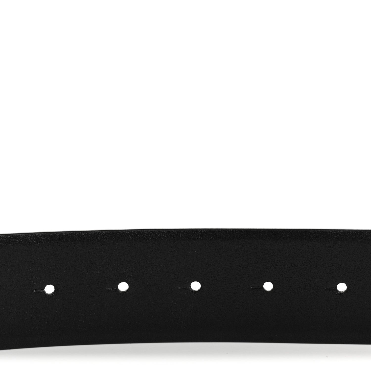 Valentino Garavani Calfskin Crystal VLogo 40mm Belt 85 34 Black 4 of 5