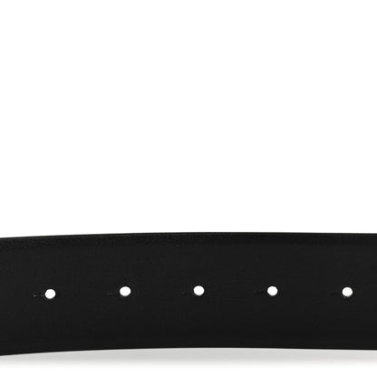 Valentino Garavani Calfskin Crystal VLogo 40mm Belt 85 34 Black 4 of 5