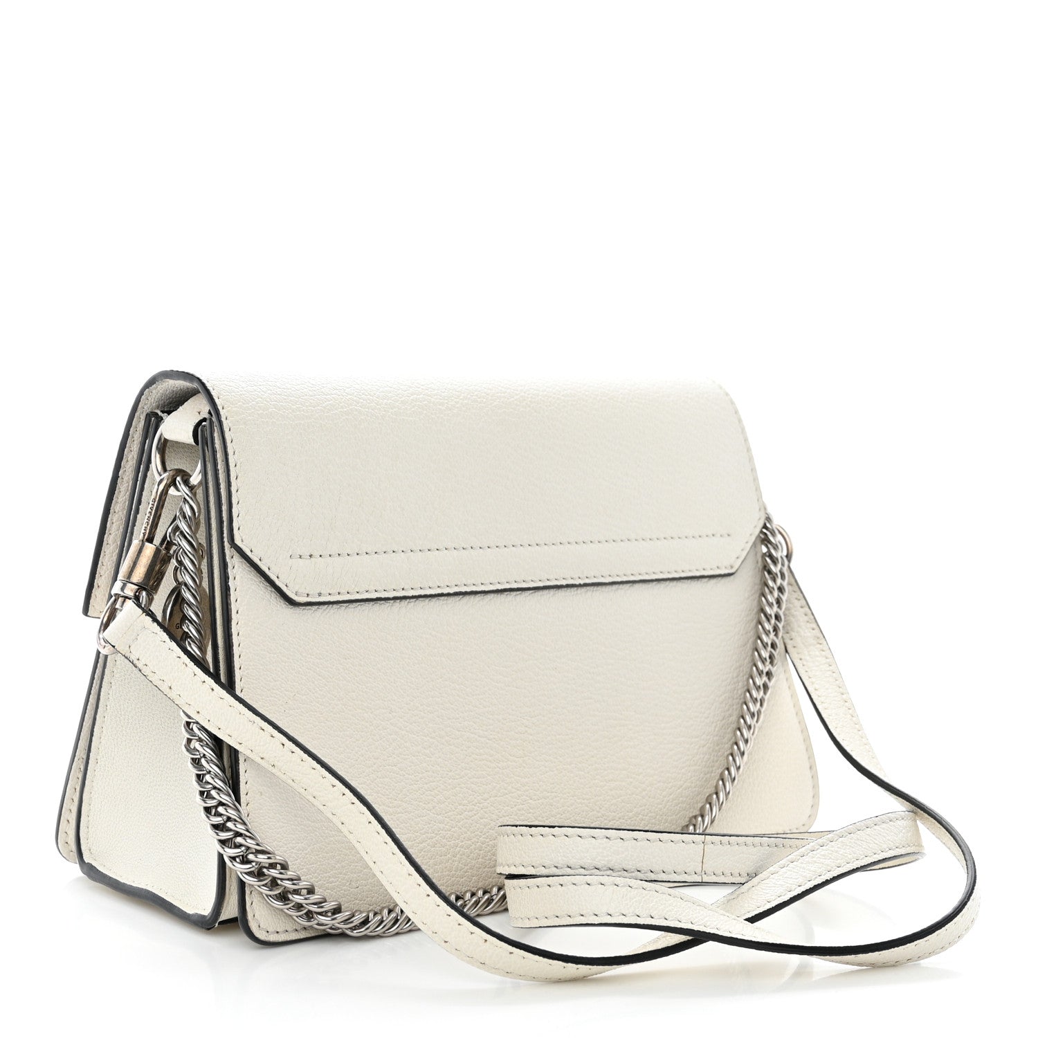 Givenchy Goatskin Small GV3 Shoulder Bag White 3 of 10