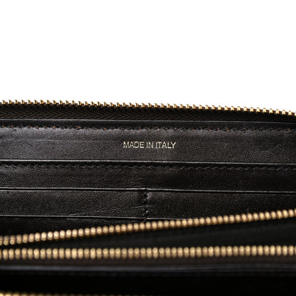 Burberry Haymarket Check Large Ziggy Zip Around Wallet Chocolate 7 of 18