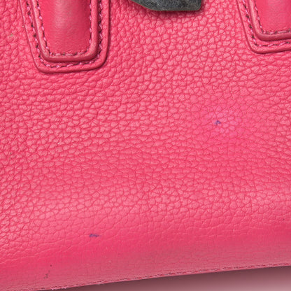 MCM Grained Calfskin X-Mini Milla Tote Beetroot Pink 11 of 14