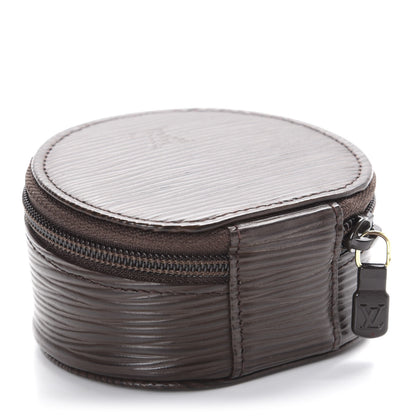 Louis Vuitton Epi Ecrin Bijoux 10cm Jewelry Box Case Moka 3 of 8