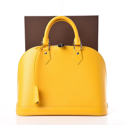 Louis Vuitton Epi Alma MM Citron 11 of 11