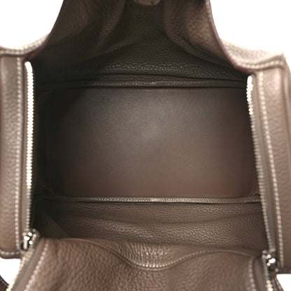 Hermes Taurillon Clemence Lindy 30 Etoupe 5 of 10