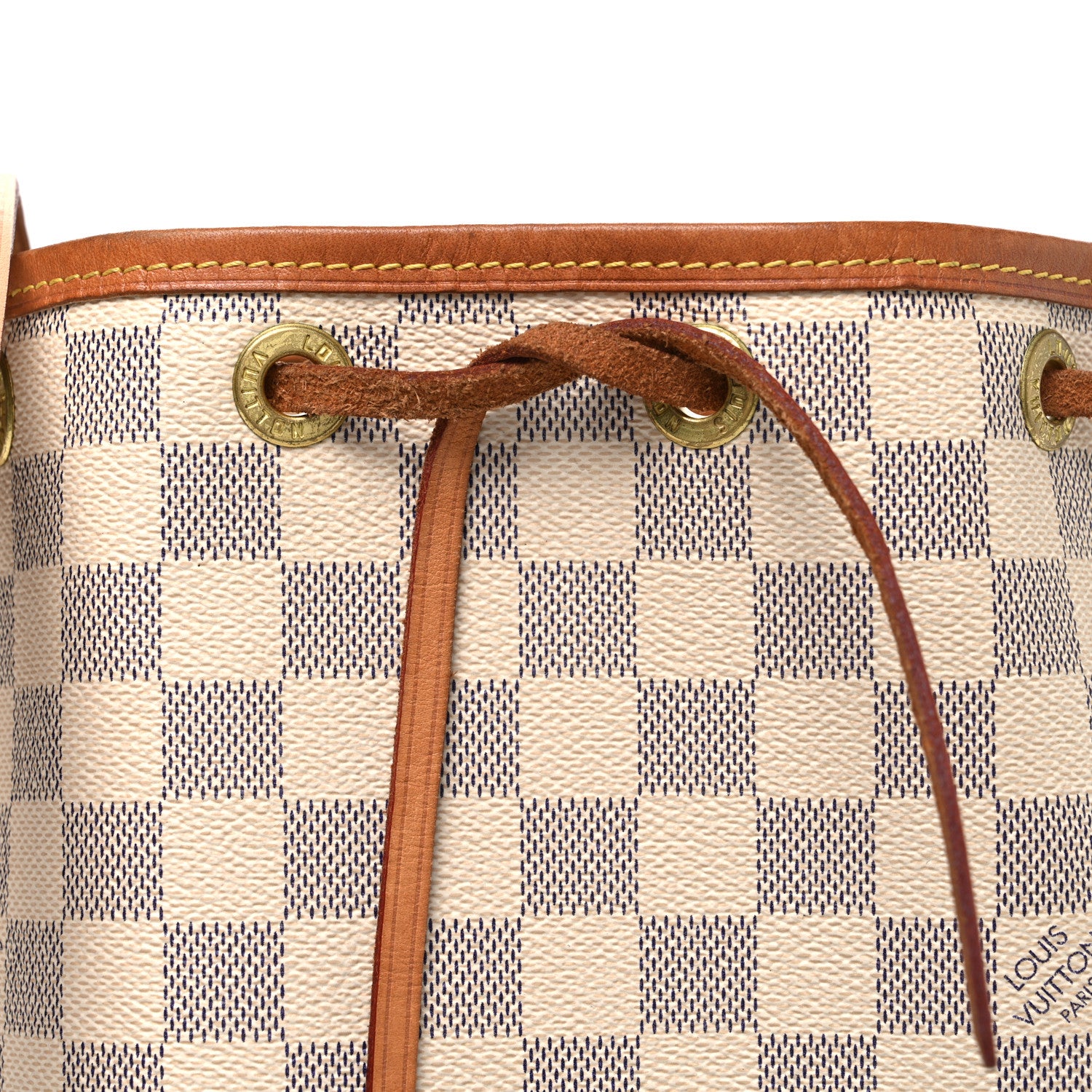 Louis Vuitton Damier Azur Noe BB 8 of 11