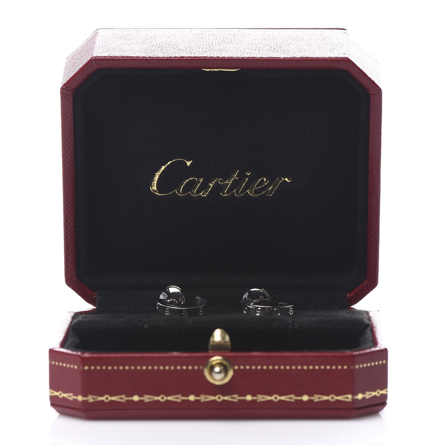 Cartier 18K White Gold Small LOVE Hoop Earrings 6 of 6