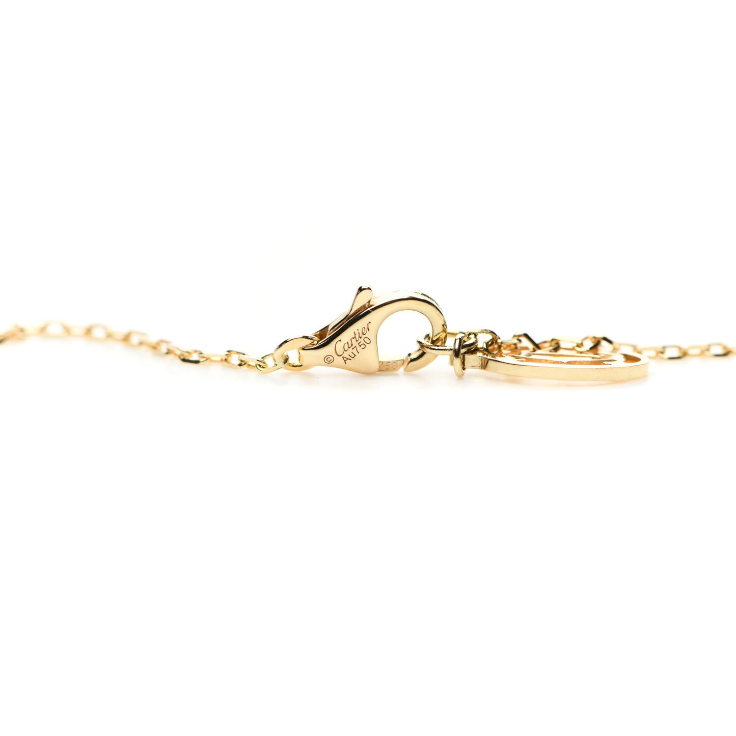 18K Yellow Gold Diamond LM D'Amour Pendant Necklace